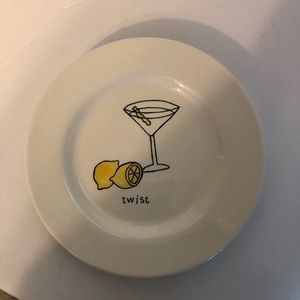 4 Pc Martini by Ursula Dodge Canapé/Dessert Plates